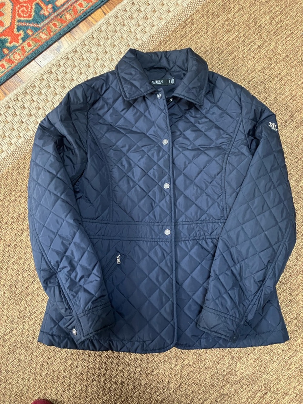 Ralph Lauren Navy Light Quilted Jacket